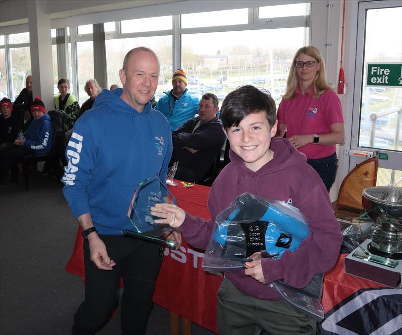 ITCA Topper Inlands at Grafham - Jacob Davies - 4.2 Winner photo copyright Gavin Fleming taken at Grafham Water Sailing Club and featuring the Topper 4.2 class