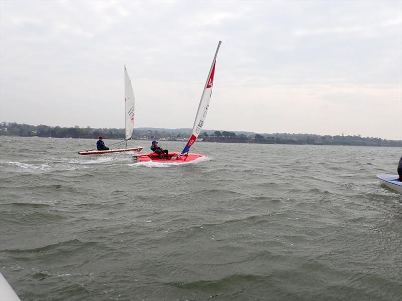 Final junior winter training at Starcross photo copyright Andrew Paley taken at Starcross Yacht Club and featuring the Topper 4.2 class