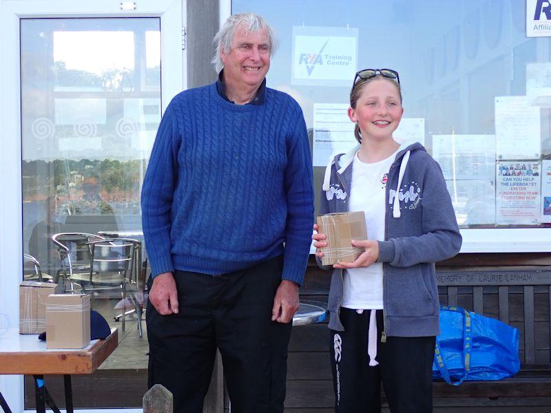 Tayh Gilboy wins the Topper 4.2 fleet - Topper and RS Tera open meeting at Starcross photo copyright Helen Scott taken at Starcross Yacht Club and featuring the Topper 4.2 class