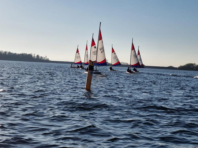 ITCA 4.2 National Training Squad at Draycote Water photo copyright Jeremy Harford Tapp taken at Draycote Water Sailing Club and featuring the Topper 4.2 class