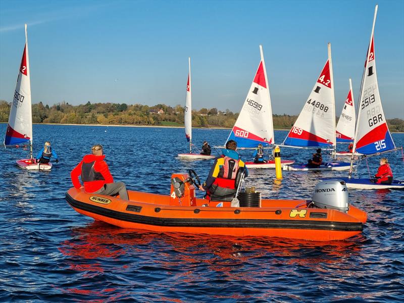 ITCA 4.2 National Training Squad at Draycote Water photo copyright Jeremy Harford Tapp taken at Draycote Water Sailing Club and featuring the Topper 4.2 class