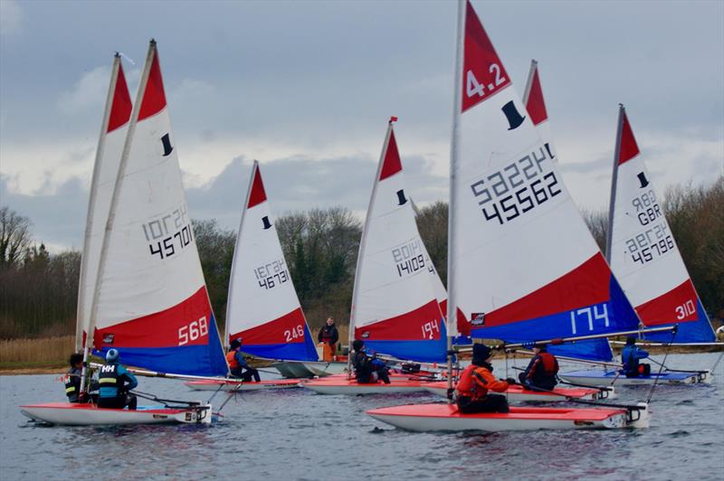 ITCA Eastern Region Round 3 at Hunts photo copyright John Blackman Nor taken at Hunts Sailing Club and featuring the Topper 4.2 class