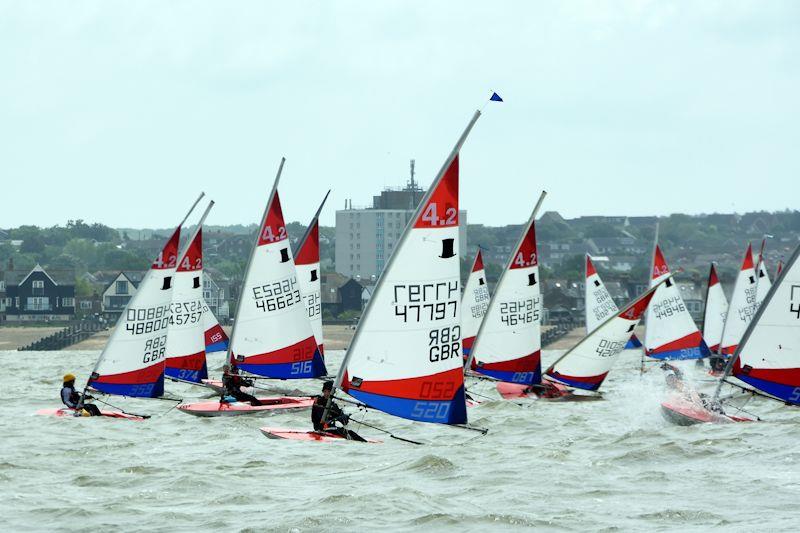 Topper GJW Direct Costal Championship and NS4 at Whistable photo copyright Nick Champion / www.championmarinephotography.co.uk taken at Tankerton Bay Sailing Club and featuring the Topper 4.2 class