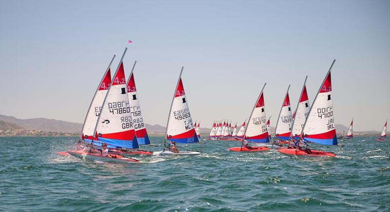 International Topper 4.2 and 5.3 Worlds 2024 at Mar Menor photo copyright Phill Williams taken at  and featuring the Topper 4.2 class