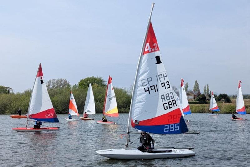 Young sailors compete in Dragon Series at Gresford photo copyright GSC taken at Gresford Sailing Club and featuring the Topper 4.2 class