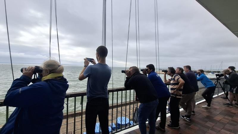 Great viewing of the racing during the Rooster ITCA Southern Topper Traveller at Hill Head Sailing Club - photo © Hessel Willemsen