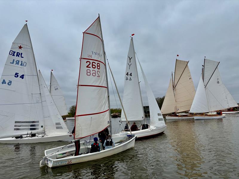 Easter weekend at Horning Sailing Club photo copyright Holly Hancock taken at Horning Sailing Club and featuring the Topper Sport 16 class