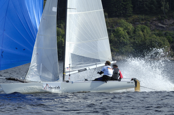 40 teams for the Marine Design International Loch Ness Monster Race photo copyright Steve Arkley / www.sailshots.co.uk taken at  and featuring the Tornado class