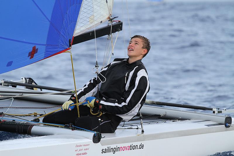 2013 Tornado World Championships day 4 photo copyright Martina Barnetova taken at Club Nautico Santa Eularia and featuring the Tornado class