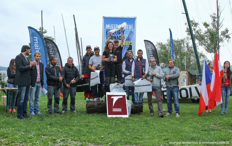 Open Champions in the Tornado Europeans at Lake Lipno, Czech Republic - photo © Martina Barnetova