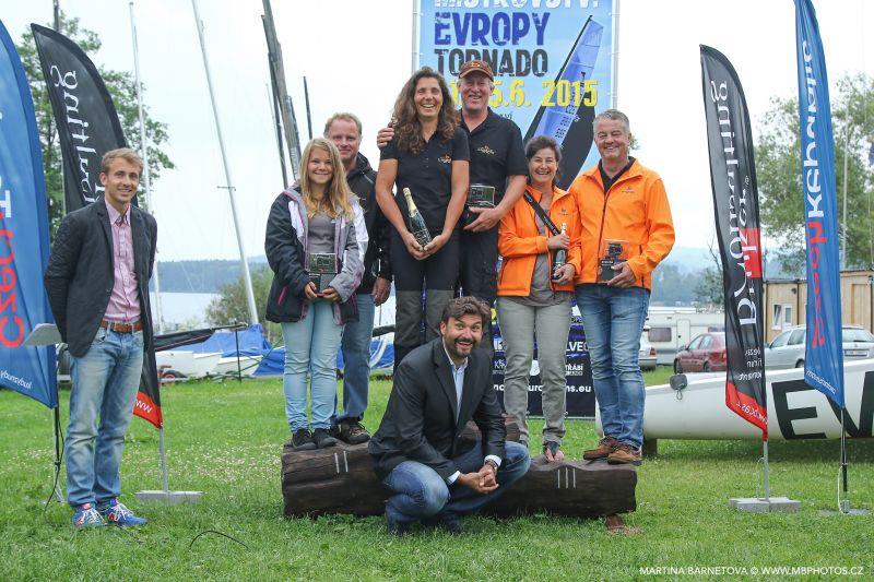 Mixed Champions in the Tornado Europeans at Lake Lipno, Czech Republic photo copyright Martina Barnetova taken at Yacht Club Jestrábí and featuring the Tornado class