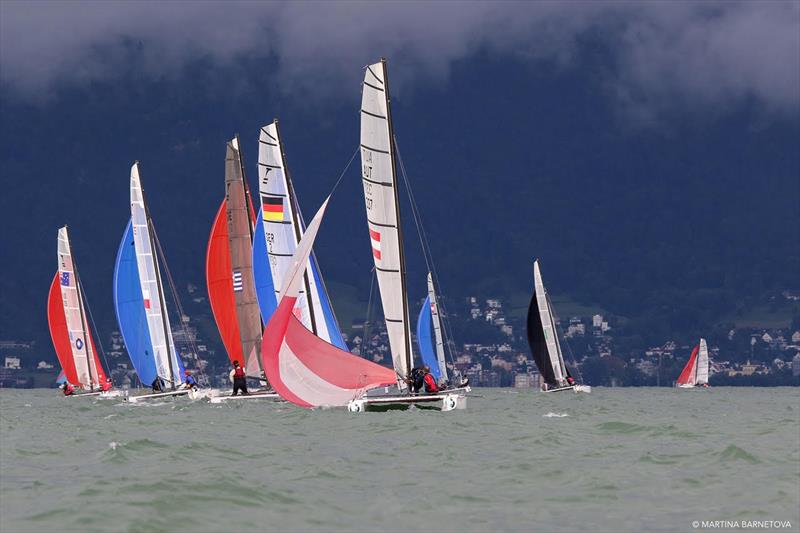 Tornado Worlds at Lake Constance day 3 photo copyright Icarus Sailing Media taken at Lindauer Segler-Club and featuring the Tornado class