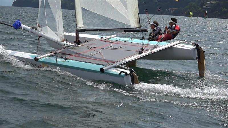 Tornado Europeans at Lake Como day 2 photo copyright Icarus Sailing Media taken at Centro Vela Dervio and featuring the Tornado class