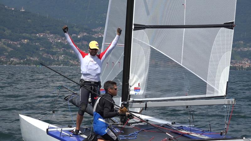 Tornado Europeans at Lake Como day 4 photo copyright Icarus Sailing Media taken at Centro Vela Dervio and featuring the Tornado class