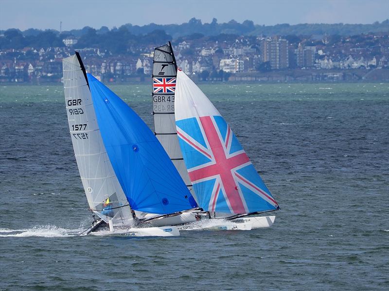 IOS Round The Island Race photo copyright James Bell taken at Isle of Sheppey Sailing Club and featuring the Tornado class