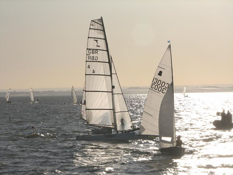 Dauntless Boatyard Leigh-on-Sea Brass Monkey Race photo copyright LOSSC taken at Leigh-on-Sea Sailing Club and featuring the Tornado class