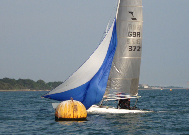 SWSA Evening Series race 3 photo copyright Chris Waddington taken at Southampton Water Sailing Association and featuring the Tornado class