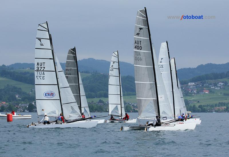 Silberbarren Trophy Tornado event on the Attersee in Austria photo copyright Martina Barnetova / www.fotoboat.com taken at  and featuring the Tornado class