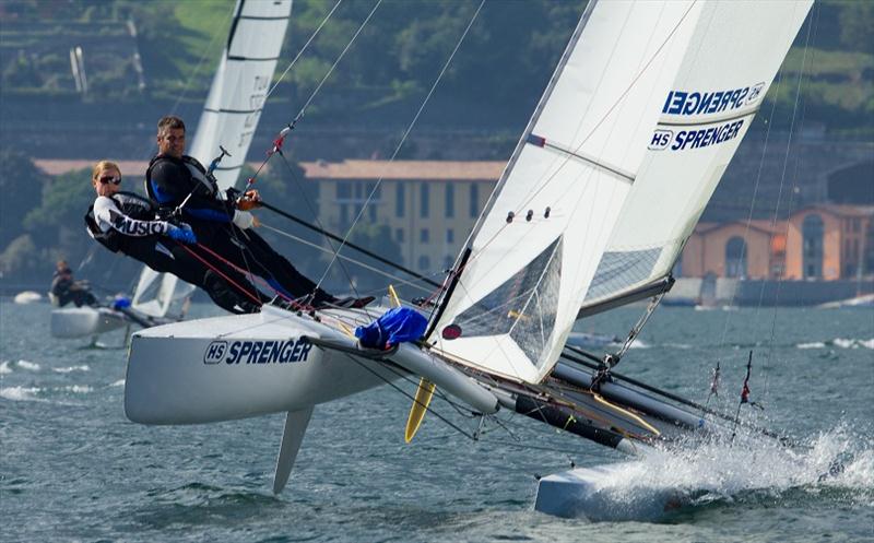 The Tornado class makes its case for the Olympic Mixed Sailing slot photo copyright Martina Barnet taken at  and featuring the Tornado class