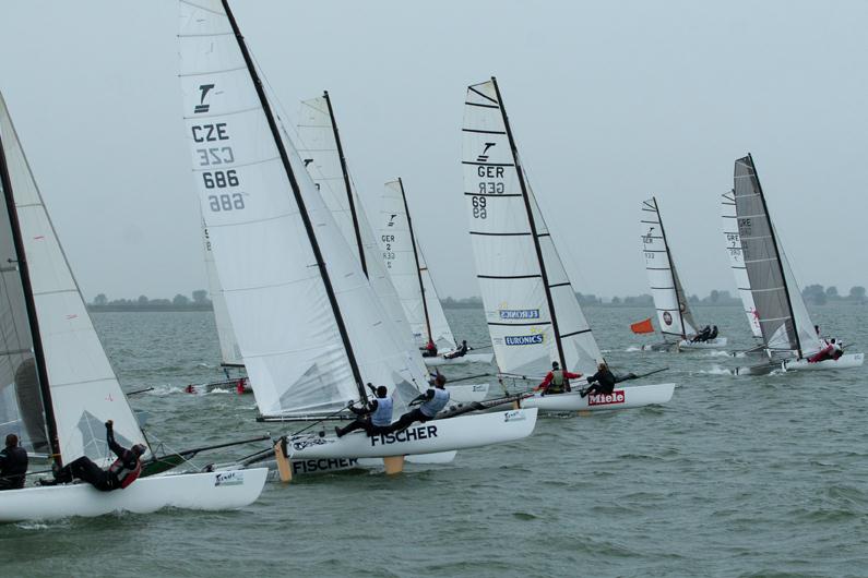 Tornado Europeans in Warder, Holland photo copyright Martina Barnetova taken at Watersportvereniging Warder and featuring the Tornado class