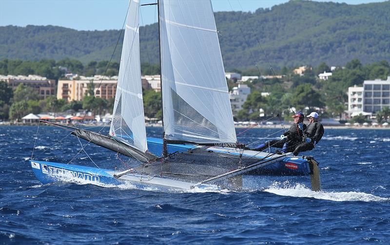 2013 Tornado World Championships day 2 photo copyright Martina Barnetova taken at Club Nautico Santa Eularia and featuring the Tornado class