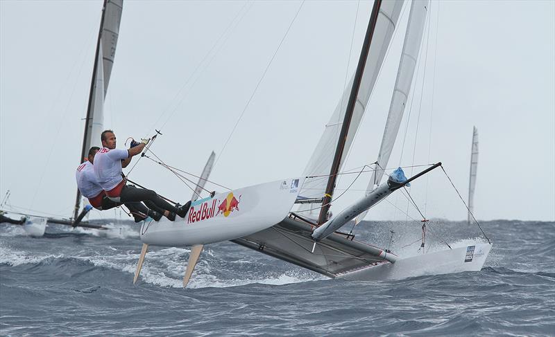 2013 Tornado World Championships day 3 photo copyright Martina Barnetova taken at Club Nautico Santa Eularia and featuring the Tornado class