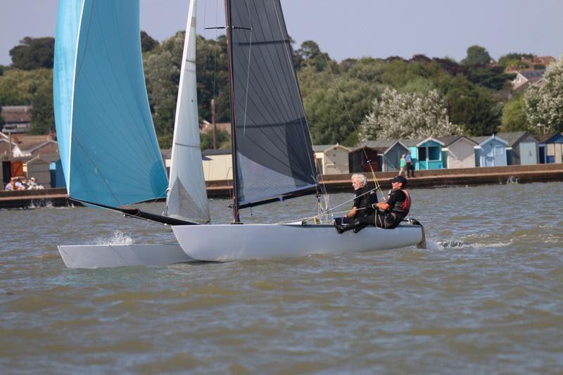 Big Wednesday second placed John Payne and Josh Hunt at Learning & Skills Solutions Pyefleet Week photo copyright William Stacey taken at Brightlingsea Sailing Club and featuring the Tornado class