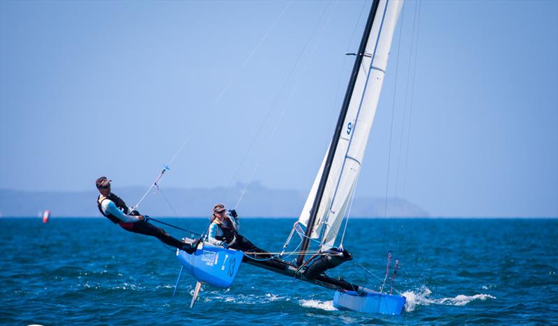 Day 1, Int Tornado Class 2019 World Championship presented by Candida, Takapuna Boating Club, January 5, 2019 photo copyright Suellen Davies taken at Takapuna Boating Club and featuring the Tornado class