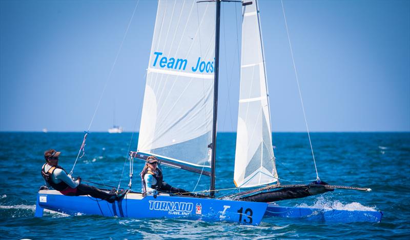 Day 1, Int Tornado Class 2019 World Championship presented by Candida, Takapuna Boating Club, January 5, 2019 photo copyright Suellen Davies taken at Takapuna Boating Club and featuring the Tornado class