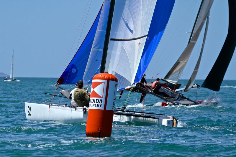 Jorg Steiner and Michael Gloor (SUI) - Mark 1, Race 6 - Int Tornado Worlds - Day 3, presented by Candida, January 7, photo copyright Richard Gladwell taken at Takapuna Boating Club and featuring the Tornado class