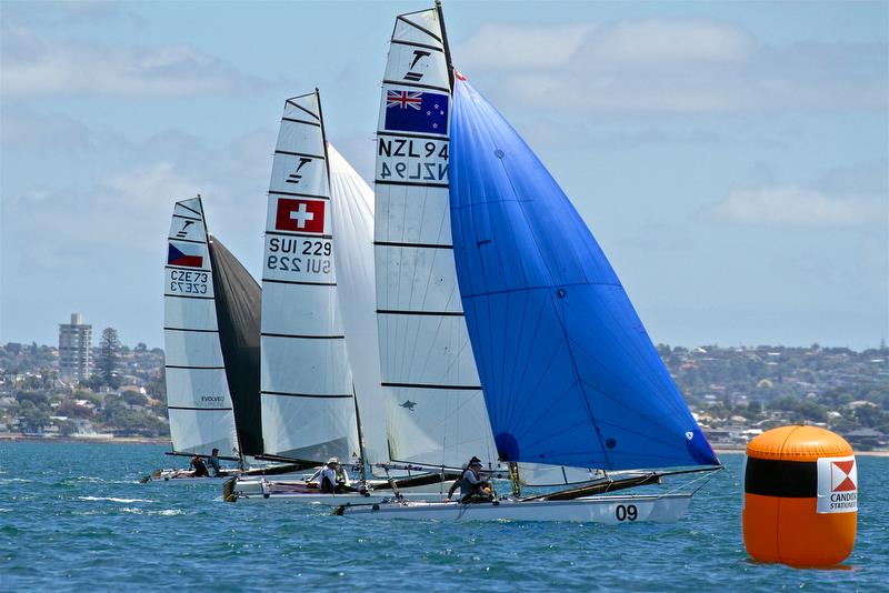 Race 5 Int Tornado Worlds - Day 3, presented by Candida, January 7, photo copyright Richard Gladwell taken at Takapuna Boating Club and featuring the Tornado class