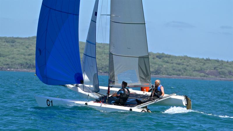 Rex and Brett Sellers - win Race 6 - Int Tornado Worlds - Day 3, presented by Candida, January 7, photo copyright Richard Gladwell taken at Takapuna Boating Club and featuring the Tornado class