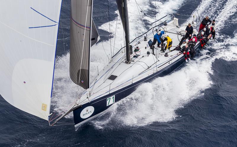 Balance during the Rolex Sydney Hobart Yacht Race photo copyright Stefano Gattini taken at Cruising Yacht Club of Australia and featuring the TP52 class