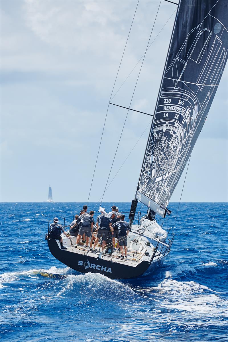 Sorcha on day 1 at Les Voiles de St. Barth photo copyright Michael Gramm taken at Saint Barth Yacht Club and featuring the TP52 class