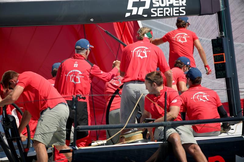 Rolex TP52 Worlds at Scarlino day 2 photo copyright Max Ranchi / www.maxranchi.com taken at Club Nautico Scarlino and featuring the TP52 class