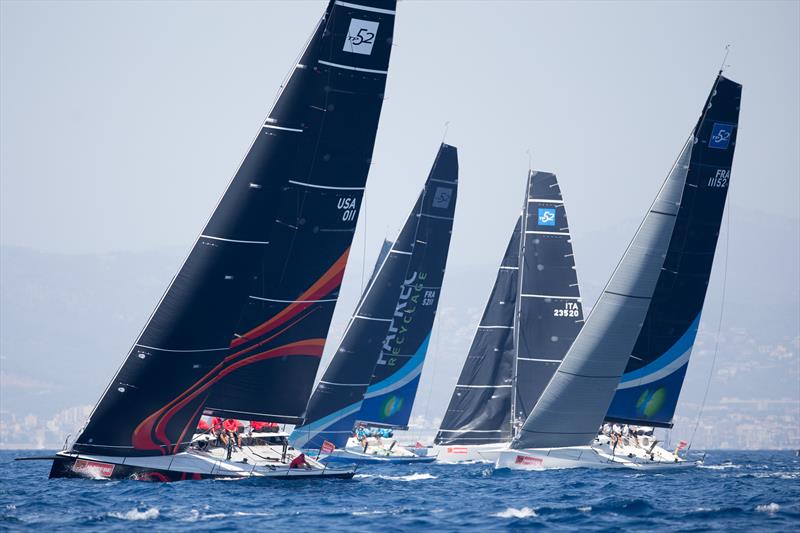Mallorca Sotheby´s IRC fleet on day 5 of the 36th Copa del Rey MAPFRE photo copyright Maria Munia / Copa del Rey MAPFR taken at Real Club Náutico de Palma and featuring the TP52 class