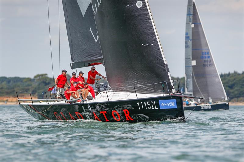 Gladiator in action at Lendy Cowes Week photo copyright Paul Wyeth / CWL taken at Cowes Combined Clubs and featuring the TP52 class