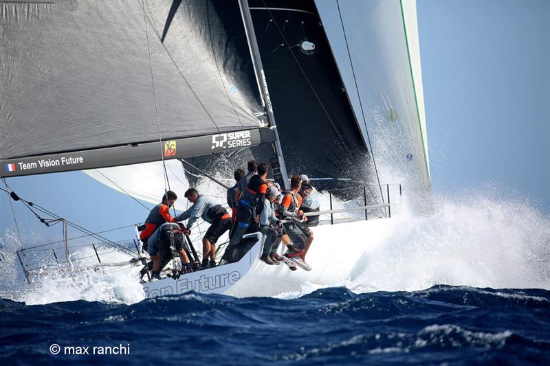 Audi 52 Super Series Sailing Week Porto Cervo day 2 photo copyright Max Ranchi / www.maxranchi.com taken at Yacht Club Costa Smeralda and featuring the TP52 class