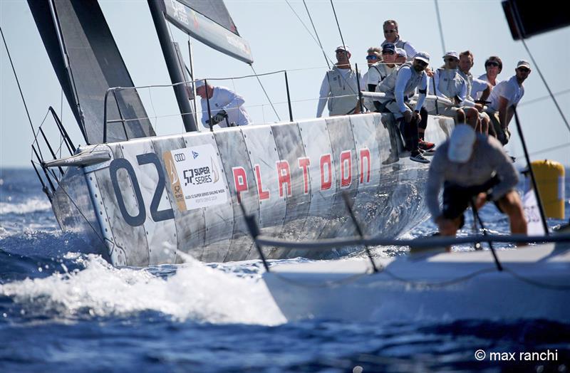 Audi 52 Super Series Sailing Week Porto Cervo day 4 photo copyright Max Ranchi / www.maxranchi.com taken at Yacht Club Costa Smeralda and featuring the TP52 class