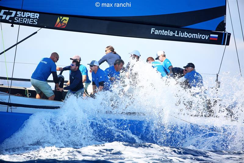 Audi 52 Super Series Sailing Week Porto Cervo day 5 photo copyright Max Ranchi / www.maxranchi.com taken at Yacht Club Costa Smeralda and featuring the TP52 class