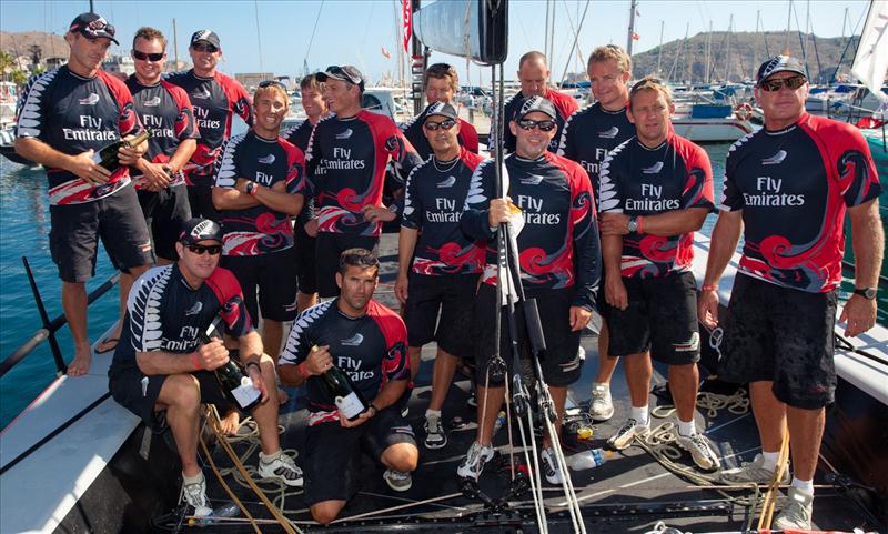 Emirates Team New Zealand win the TP52 Caja Mediterraneo Region of Murcia Trophy photo copyright Stefano Gattini_Studio Borlenghi / Audi MedCup taken at  and featuring the TP52 class