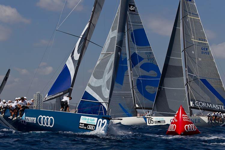 Audi MedCup Conde de Godo Barcelona Trophy Regatta practice race photo copyright Ian Roman / Audi MedCup taken at  and featuring the TP52 class