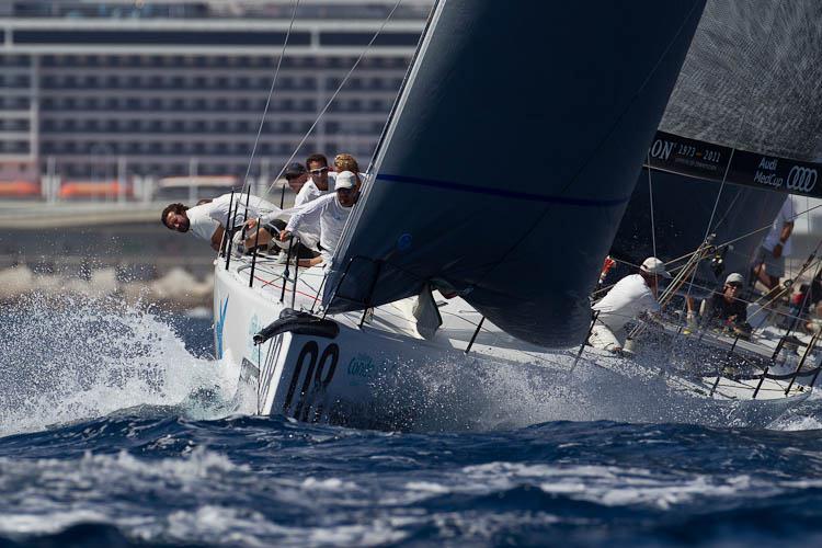 Audi MedCup Conde de Godo Barcelona Trophy Regatta practice race photo copyright Ian Roman / Audi MedCup taken at  and featuring the TP52 class