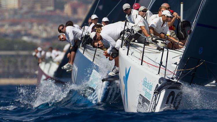 Audi MedCup Conde de Godo Barcelona Trophy Regatta practice race photo copyright Ian Roman / Audi MedCup taken at  and featuring the TP52 class