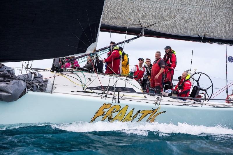 Frantic riding the tradewinds all the way to the finish of the PONANT Sydney Noumea Race photo copyright Bryan Gauvan taken at Cruising Yacht Club of Australia and featuring the TP52 class