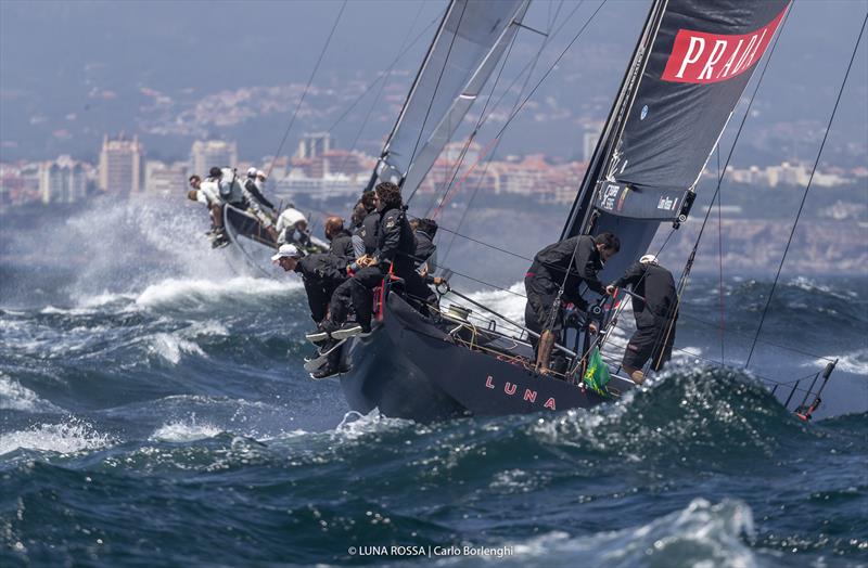 52 Super Series: Race Day 4 Luna Rossa TP52, Cascais, Portugal photo copyright Carlo Borlenghi taken at  and featuring the TP52 class