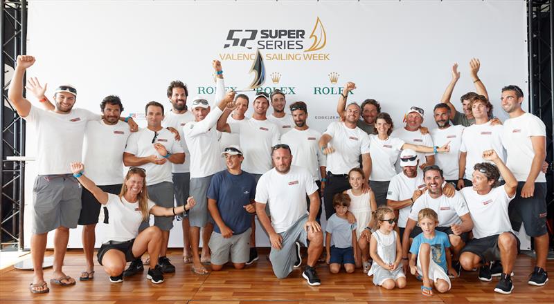 52 Super Series Valencia Sailing Week day 5 celebrations photo copyright Nico Martinez / 52 Super Series taken at  and featuring the TP52 class