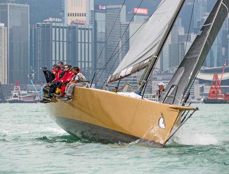 Sam Chan's TP52 Free Fire photo copyright RHKYC / Guy Nowell taken at Royal Hong Kong Yacht Club and featuring the TP52 class