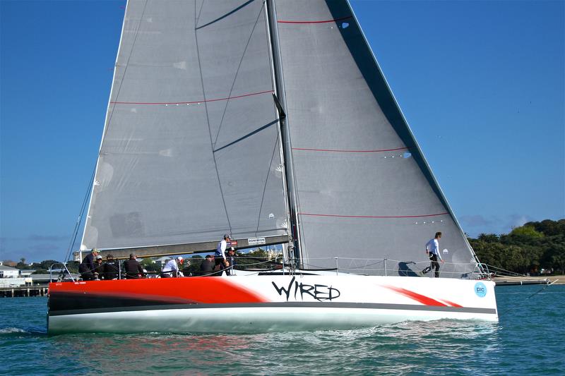 The Bakewell-White designed Wired uses Hall Spars' Ultra Flex (or flutter battens) and Flex battens (larger battens) which shape well into the mainsail photo copyright Richard Gladwell taken at  and featuring the TP52 class