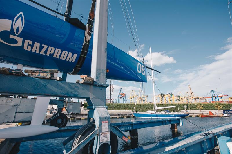 Southern Spars and Future Fibres work with Bronenosec Sailing Team on the design and construction of their new 52 Super Series boat rig package.  - photo © Southern Spars